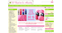 Desktop Screenshot of elbauldelaabuelita.com